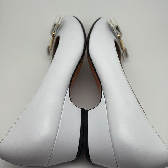 Salvatore Ferragamo Women’s White Shoes Size 7 1/2 AA - Picture 13 of 15